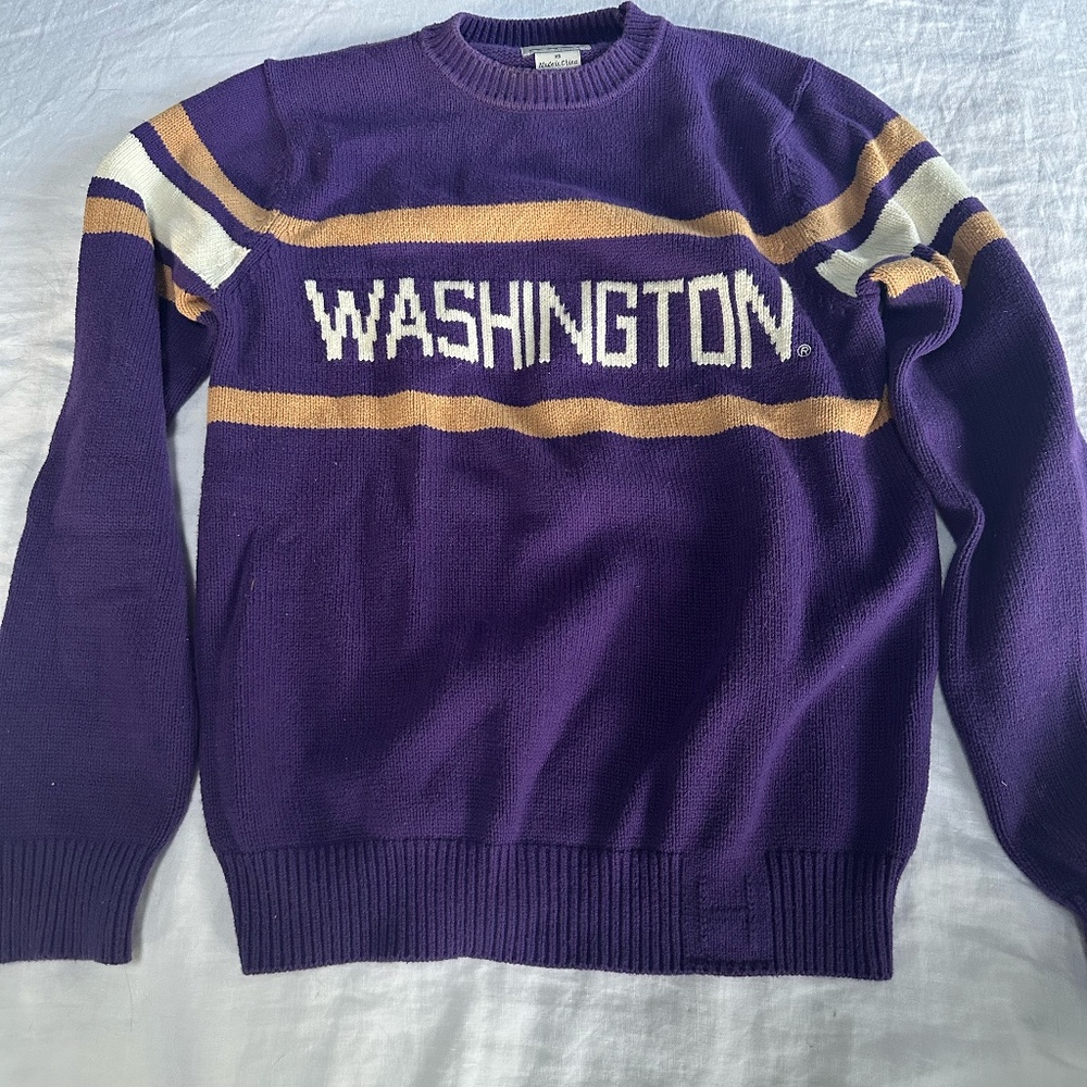 University of Washington knit sweater - size XS